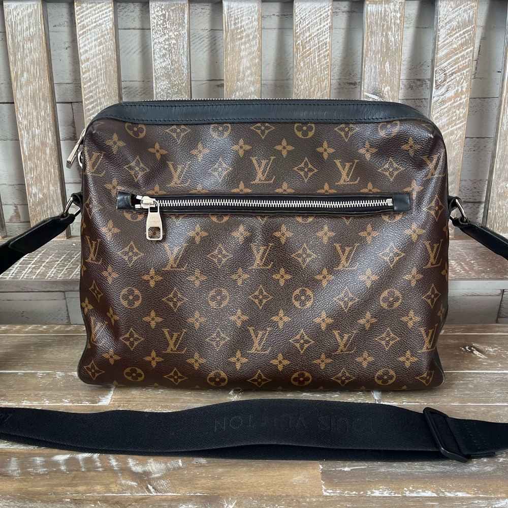 Louis Vuitton Torres Macassar Laptop Messenger Bag